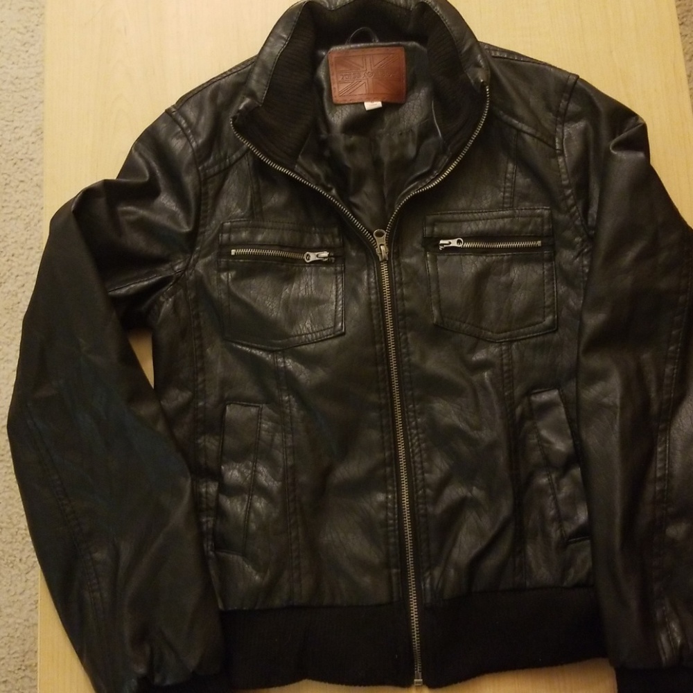 Black pleather jacket
